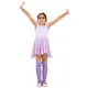 Capezio detský baletný dres s opaskom na hrubé ramienka - Fialová - lavender