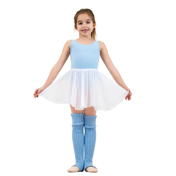 Capezio detský baletný dres s opaskom na hrubé ramienka