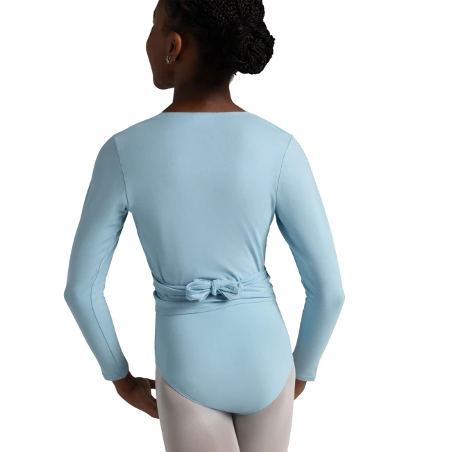 Capezio cross over top, top na zahriatie pre dievčatá 