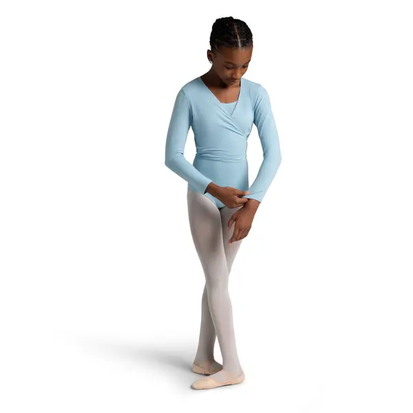 Capezio cross over top, top na zahriatie pre dievčatá 