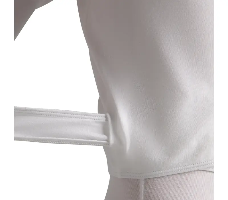 Capezio cross over top, top na zahriatie pre dievčatá - Červená granátová Capezio