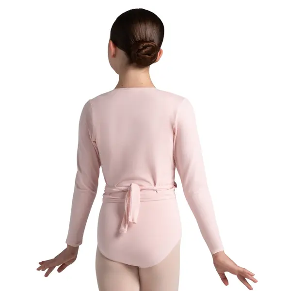 Capezio cross over top, top na zahriatie pre dievčatá 