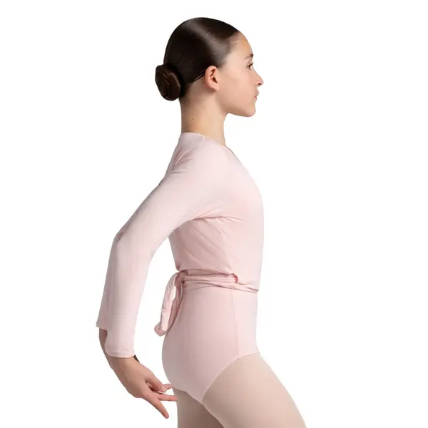 Capezio cross over top, top na zahriatie pre dievčatá 