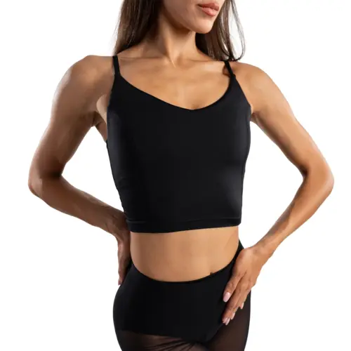 Capezio Dance Cami top EL110W, latino top na ramienka pre dámy
