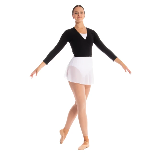 Capezio Cross over top, dámsky top na zahriatie Capezio Cross over top, dámsky top na zahriatie