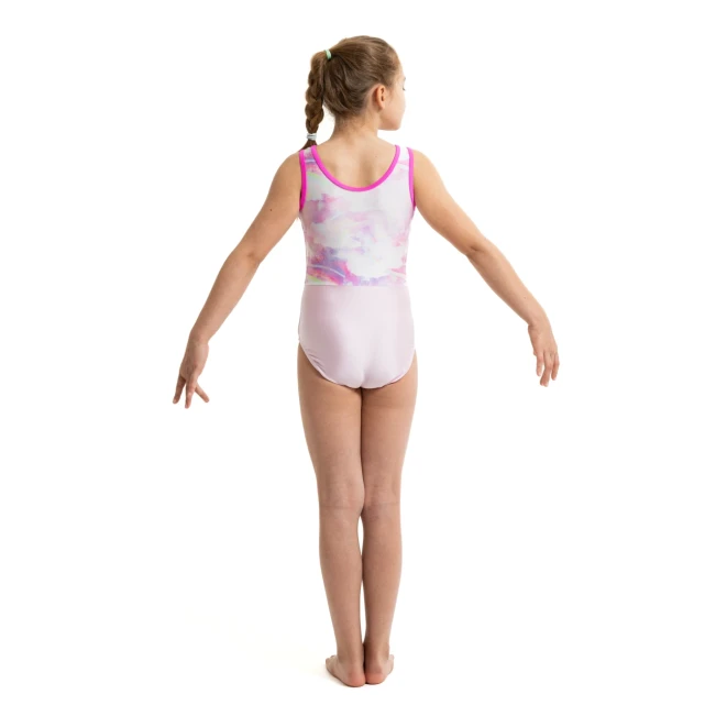 Capezio Candy Cloud Leotard, dievčenský gymnastický dres Capezio Candy Cloud Leotard, dievčenský gymnastický dres