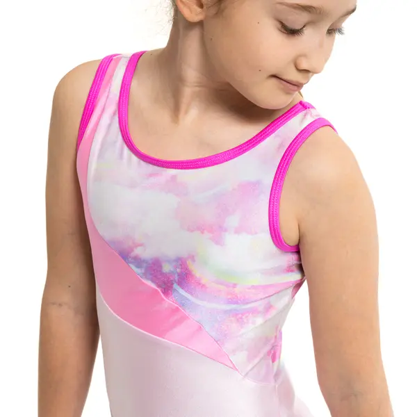 Capezio Candy Cloud Leotard, dievčenský gymnastický dres