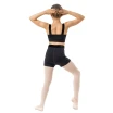 Capezio Charlotte short, dievčenské šortky - Čierna