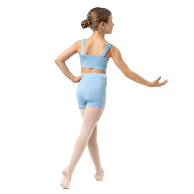 Capezio Charlotte short, dievčenské šortky Capezio Charlotte short, dievčenské šortky - Modrá svetlo Capezio