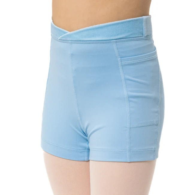 Capezio Charlotte short, dievčenské šortky Capezio Charlotte short, dievčenské šortky - Modrá svetlo Capezio