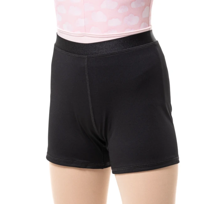 Capezio Cloud Nine Sunburst, dievčenské šortky - Čierna Capezio Cloud Nine Sunburst, dievčenské šortky - Čierna
