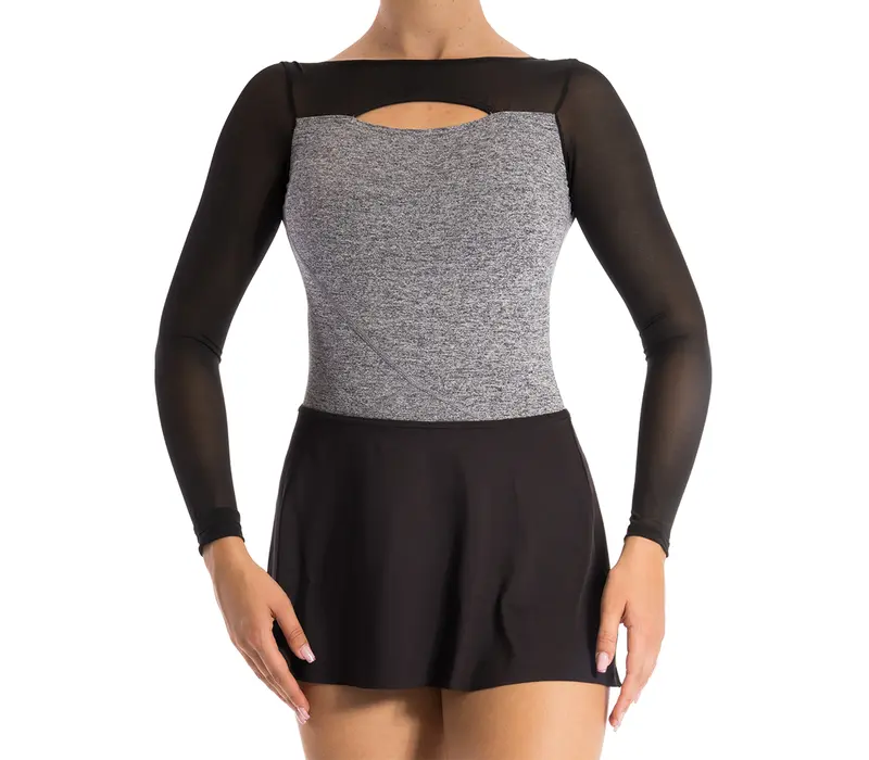 Capezio Activ, dres s dlhým rukávom  - Sivá - grey