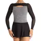 Capezio Dance Active Front Keyhole long sleeve leo, dámsky dres