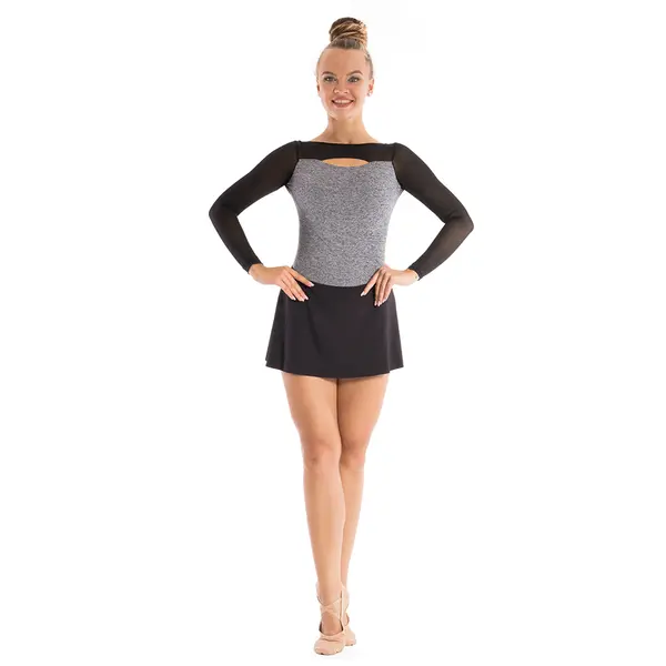 Capezio Dance Active Front Keyhole long sleeve leo, dámsky dres