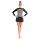 Capezio Activ, dres s dlhým rukávom pre dievčatá - Sivá - grey