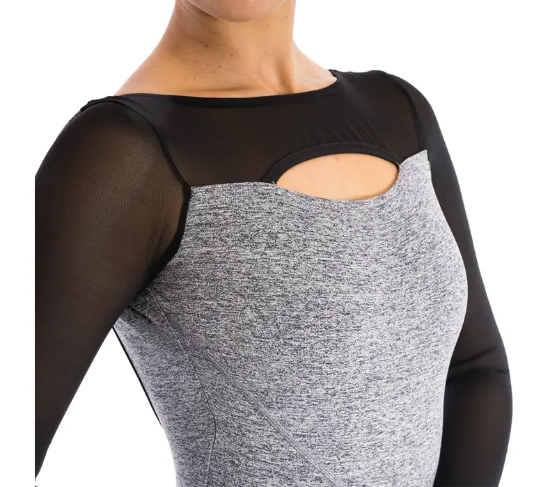 Capezio Activ, dres s dlhým rukávom  - Sivá - grey