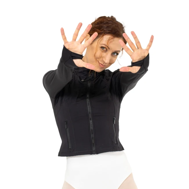 Capezio, dámska mikina so zapínaním Capezio, dámska mikina so zapínaním