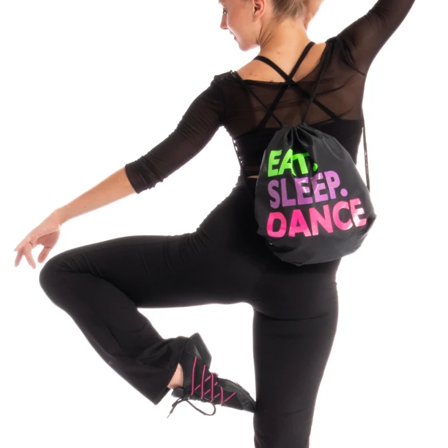 Capezio Eat Sleep Dance, vak na šnúrku Capezio Eat Sleep Dance, vak na šnúrku