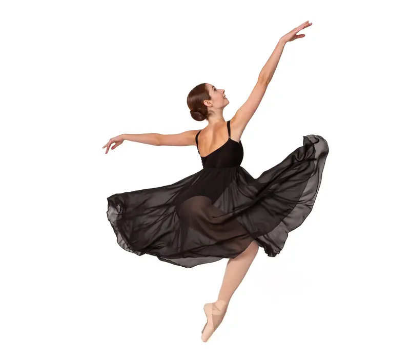 Capezio Empire baletné šaty pre ženy - Čierna
