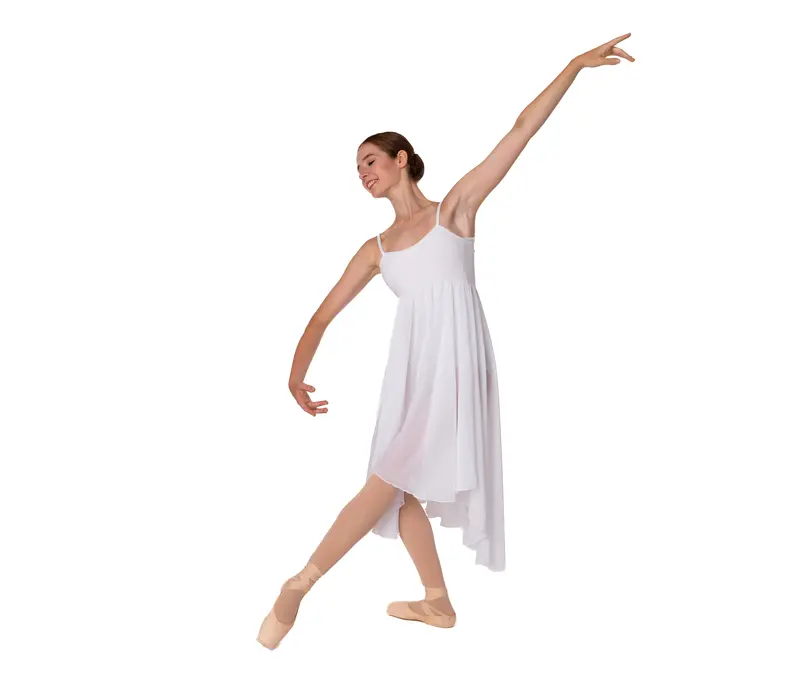 Capezio Empire baletné šaty pre ženy - Biela