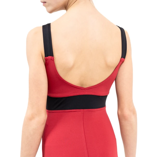 Capezio C'est La Vie Fleur, dievčenský dres na hrubšie ramienka Capezio C'est La Vie Fleur, dievčenský dres na hrubšie ramienka - Červená scarlet Capezio