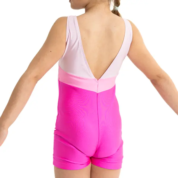 Capezio Galaxy Biketard, dievčenský krátky celotrikot 