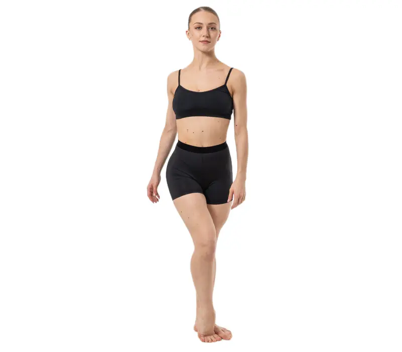 Capezio Glamour Short, dámske šortky - Čierna