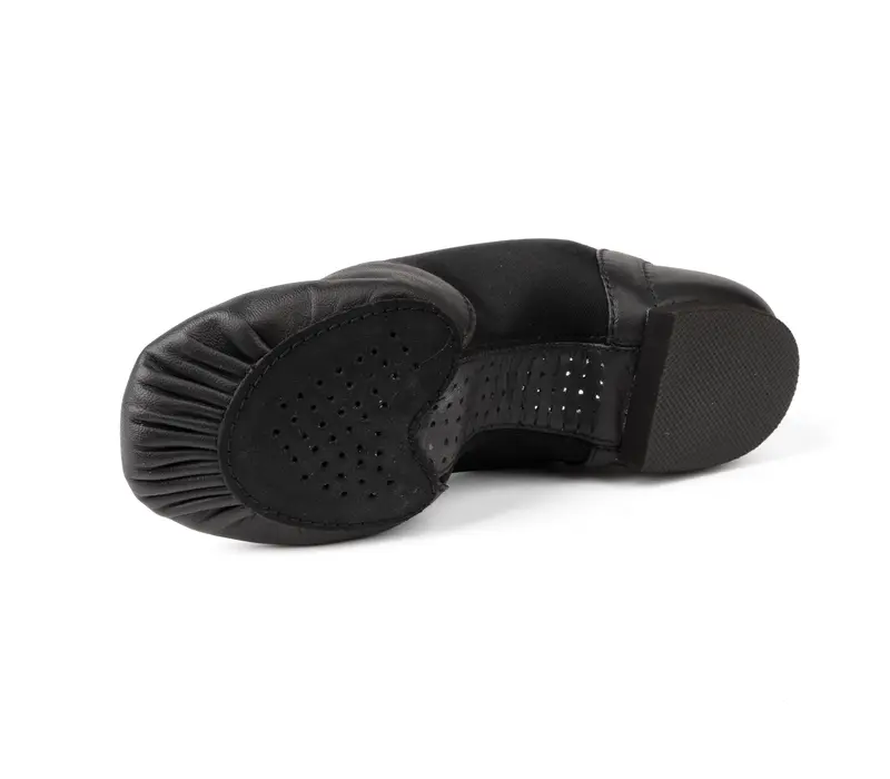 Capezio Glove jazz shoe, dámske jazzovky s ergonomickým tvarom - Čierna