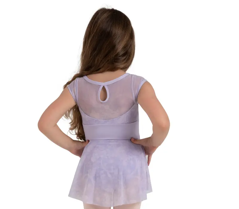 Capezio Opal, dievčenský dres so sukničkou - Fialová - lavender