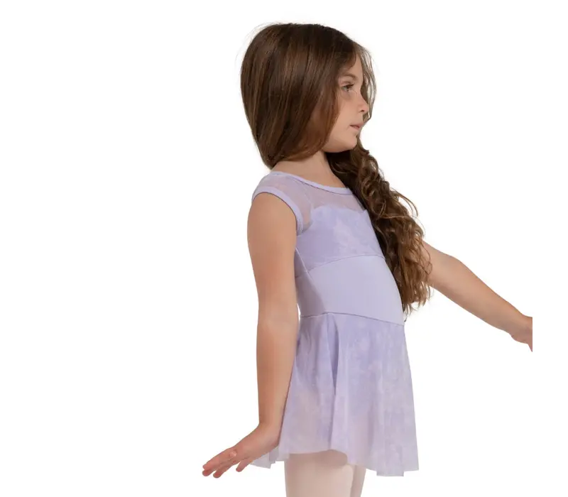 Capezio Opal, dievčenský dres so sukničkou - Fialová - lavender