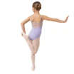 Capezio Lake leotard, kvietkovaný dievčenský dres na tenké ramienka - Fialová - lavender Capezio Lake leotard, kvietkovaný dievčenský dres na tenké ramienka - Fialová - lavender