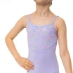Capezio Lake leotard, kvietkovaný dievčenský dres na tenké ramienka - Fialová - lavender Capezio Lake leotard, kvietkovaný dievčenský dres na tenké ramienka - Fialová - lavender