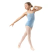 Capezio Lake leotard, kvietkovaný dievčenský dres na tenké ramienka - Modrá svetlo Capezio Capezio Lake leotard, kvietkovaný dievčenský dres na tenké ramienka - Modrá svetlo Capezio