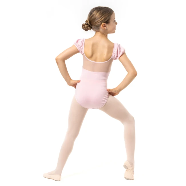 Capezio Lotus leotard, kvietkovaný dievčenský dres s krátkym rukávom