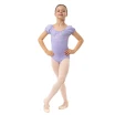 Capezio Lotus leotard, kvietkovaný dievčenský dres s krátkym rukávom