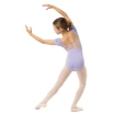Capezio Lotus leotard, kvietkovaný dievčenský dres s krátkym rukávom