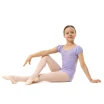 Capezio Lotus leotard, kvietkovaný dievčenský dres s krátkym rukávom