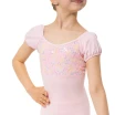 Capezio Lotus leotard, kvietkovaný dievčenský dres s krátkym rukávom