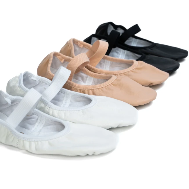 Capezio Luna, kožené cvičky pre začiatočníkov