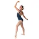 Capezio Meryl Boatneck Leotard,  baletný dres - Modrá - steel blue