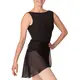 Capezio Meryl Boatneck Leotard,  baletný dres - Čierna