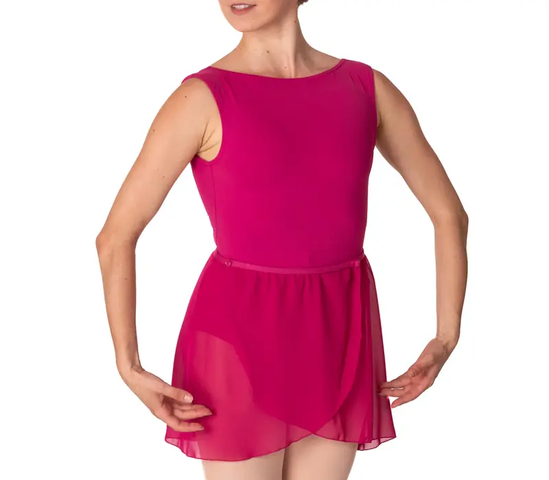 Capezio Meryl Boatneck Leotard,  baletný dres - Fialová morušová Capezio