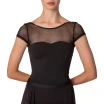 Capezio Meryl Mesh Yoke Short Sleeve, baletný dres Capezio Meryl Mesh Yoke Short Sleeve, baletný dres