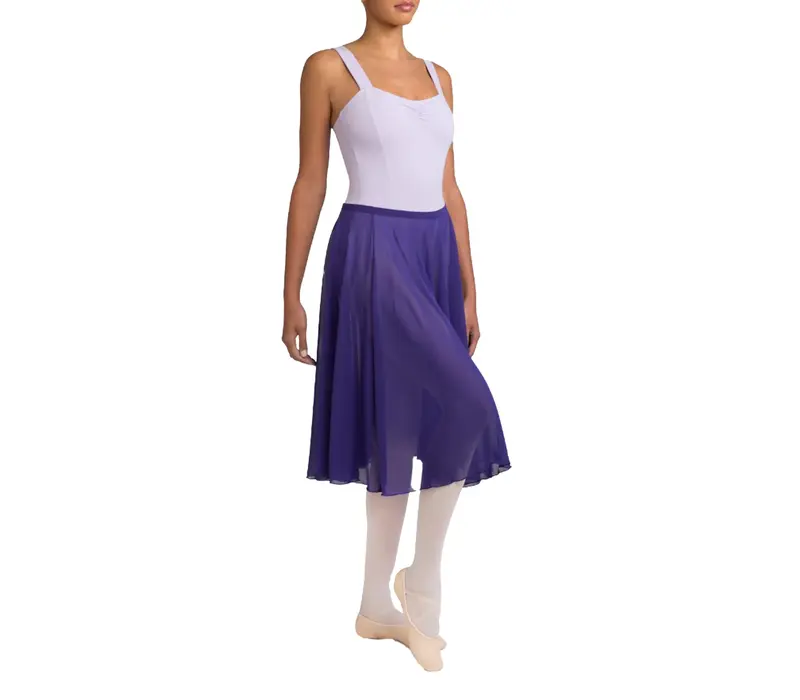 Capezio Mid Calf Full Circle skirt, dámska kruhová sukňa - Fialová jacaranda Capezio Capezio Mid Calf Full Circle skirt, dámska kruhová sukňa - Fialová jacaranda Capezio