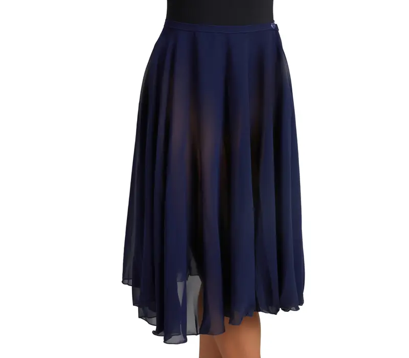 Capezio Mid Calf Full Circle skirt, dámska kruhová sukňa Capezio Mid Calf Full Circle skirt, dámska kruhová sukňa - Modrá - navy