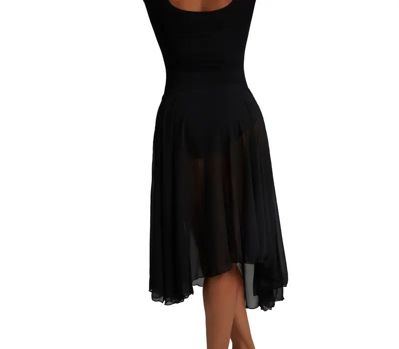 Capezio Mid Calf Full Circle skirt, dámska kruhová sukňa Capezio Mid Calf Full Circle skirt, dámska kruhová sukňa - Čierna