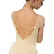 Capezio Moonsruck Cap Sleeve Leotard, dámsky dres s krátkym sieťovaným rukávom