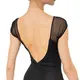 Capezio Moonsruck Cap Sleeve Leotard, dámsky dres s krátkym sieťovaným rukávom