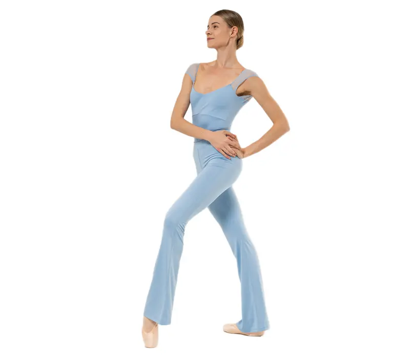 Capezio Moonsruck Cap Sleeve Leotard, dámsky dres s krátkym sieťovaným rukávom - Svetlo modrá - Horizon Capezio Capezio Moonsruck Cap Sleeve Leotard, dámsky dres s krátkym sieťovaným rukávom - Svetlo modrá - Horizon Capezio