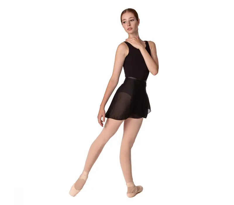 Capezio baletná sukňa na zavinovanie - Čierna